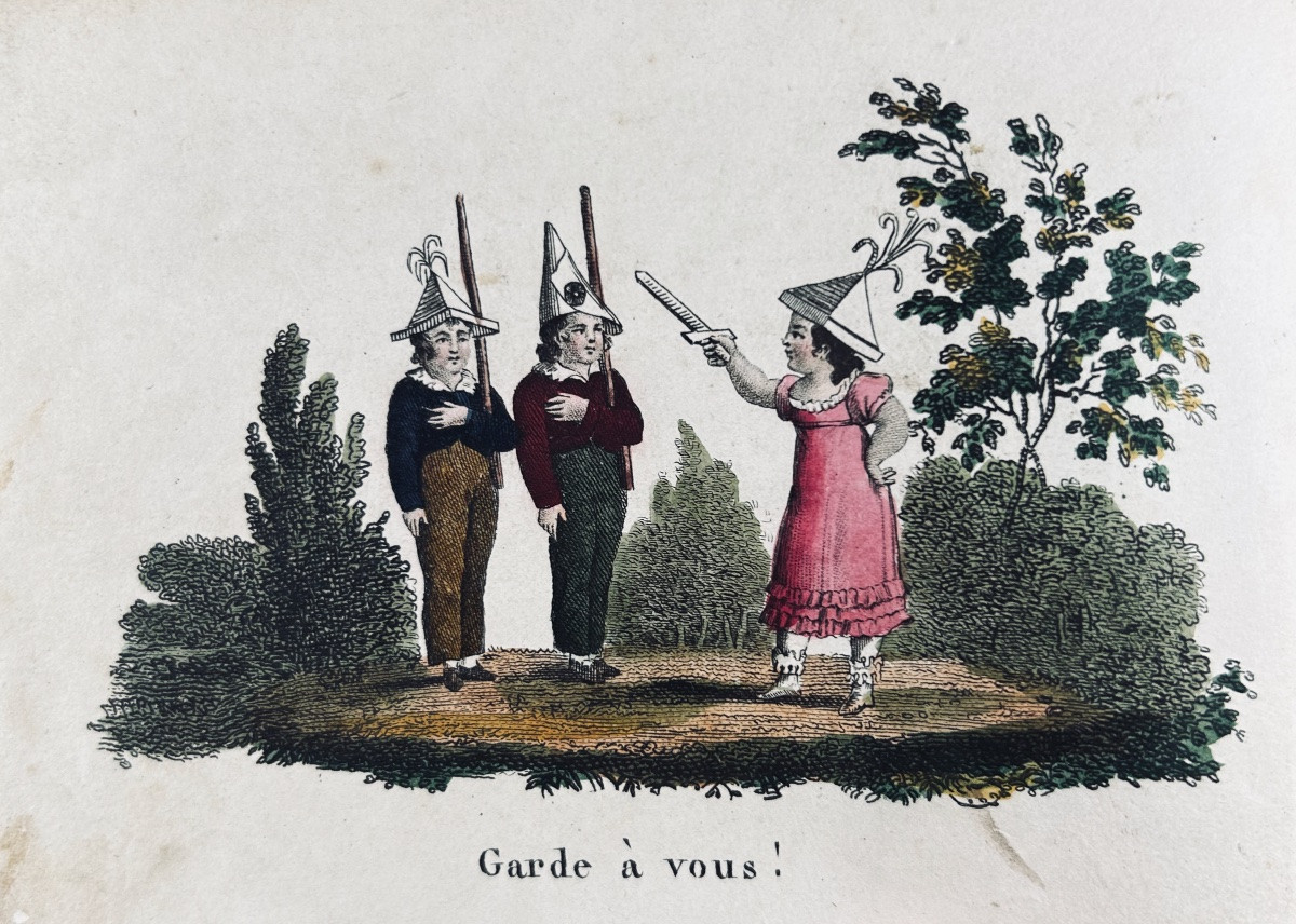 LEHUBY (P.C.) - Les divertissemens de l'enfance ou gravures représentant divers jeux. Vers 1840-photo-8