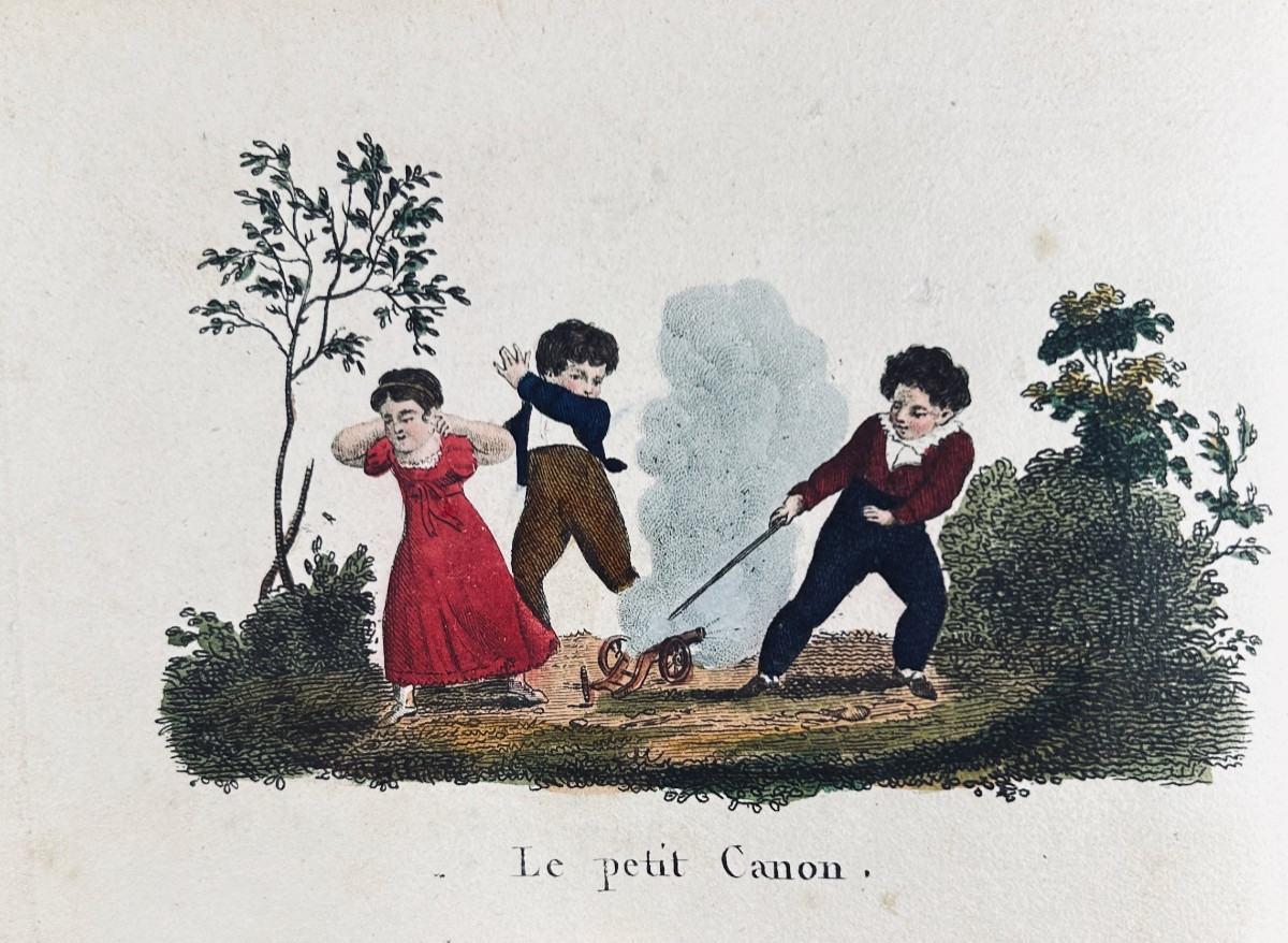 LEHUBY (P.C.) - Les divertissemens de l'enfance ou gravures représentant divers jeux. Vers 1840