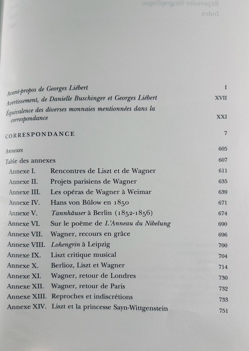 Liszt (franz), Wagner (richard) - Correspondence. Gallimard, 2013, Bound In Dust Jacket.-photo-2