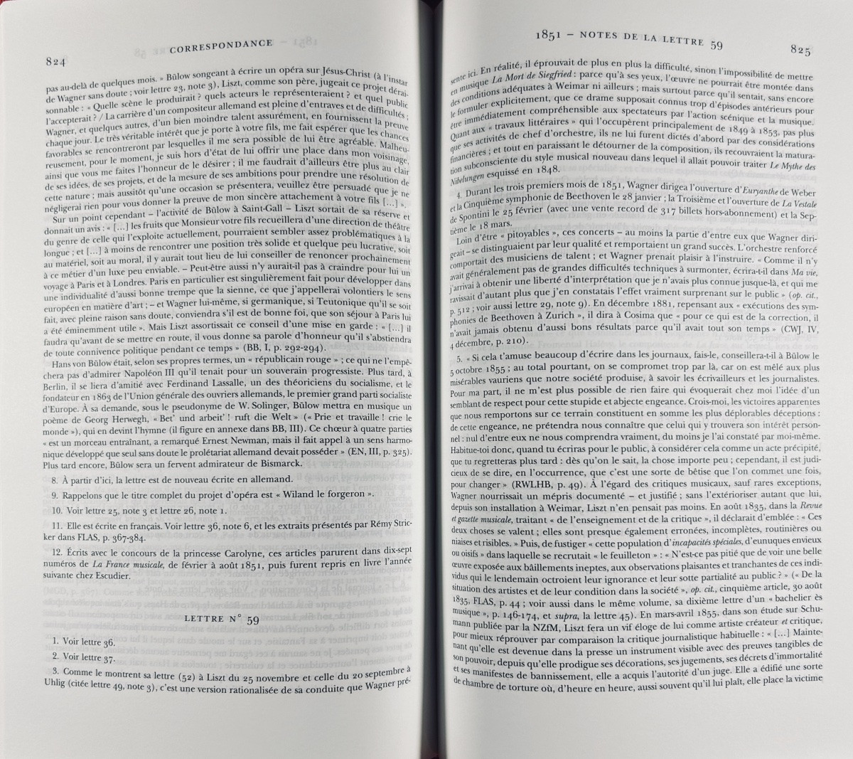 Liszt (franz), Wagner (richard) - Correspondence. Gallimard, 2013, Bound In Dust Jacket.-photo-7