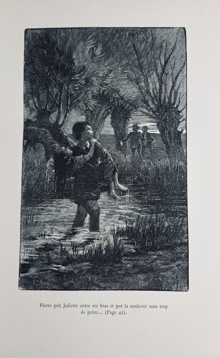 LOISEAU - L'auberge des Saules. Lemerre, vers 1880. Illustrations de Lemerre et Pile.-photo-1