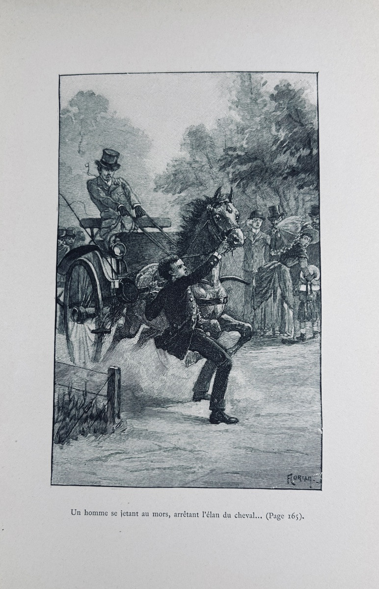 LOISEAU - L'auberge des Saules. Lemerre, vers 1880. Illustrations de Lemerre et Pile.-photo-3