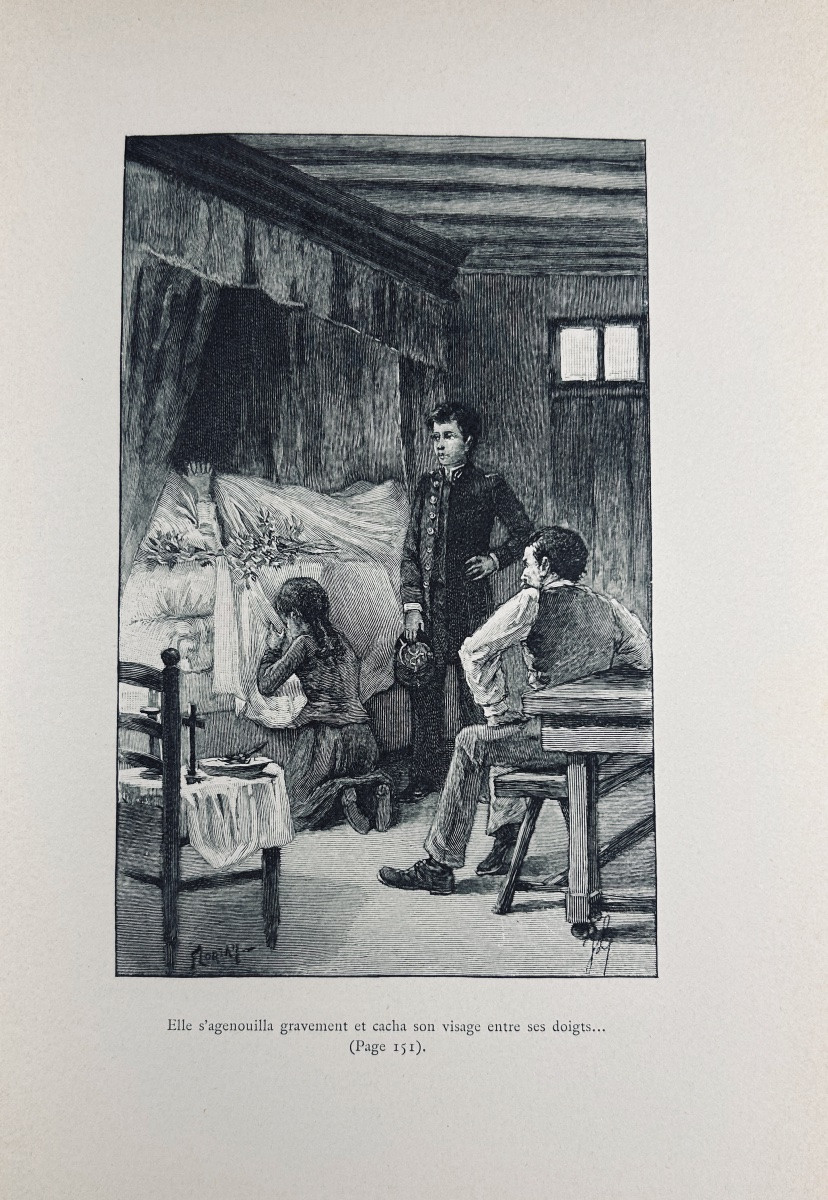 LOISEAU - L'auberge des Saules. Lemerre, vers 1880. Illustrations de Lemerre et Pile.-photo-6