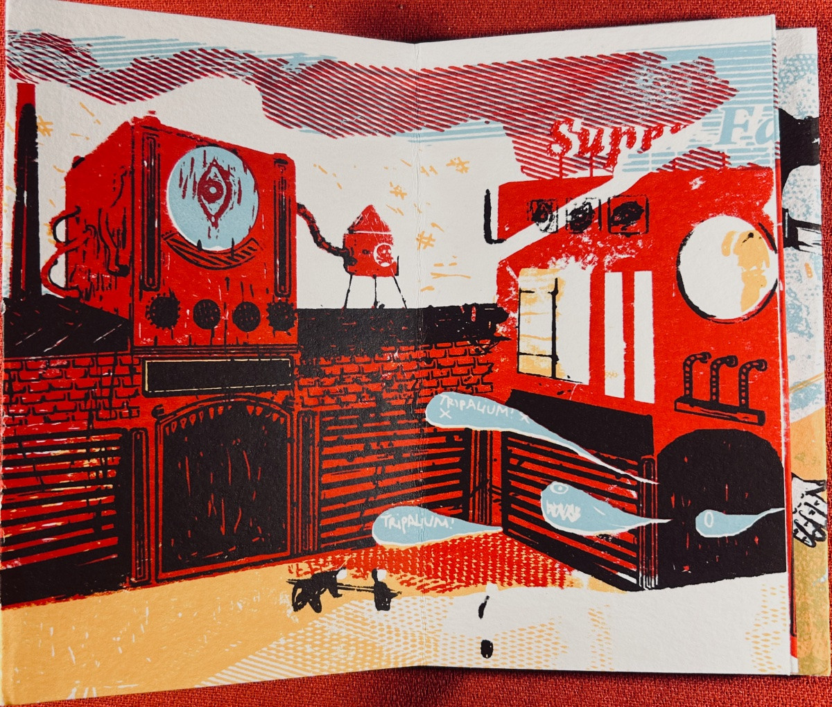 Malchiodi (antonin) - Tripalium. Du Fond De La Classe, Circa 2010, Leporello Printed In 60 Copies.-photo-1