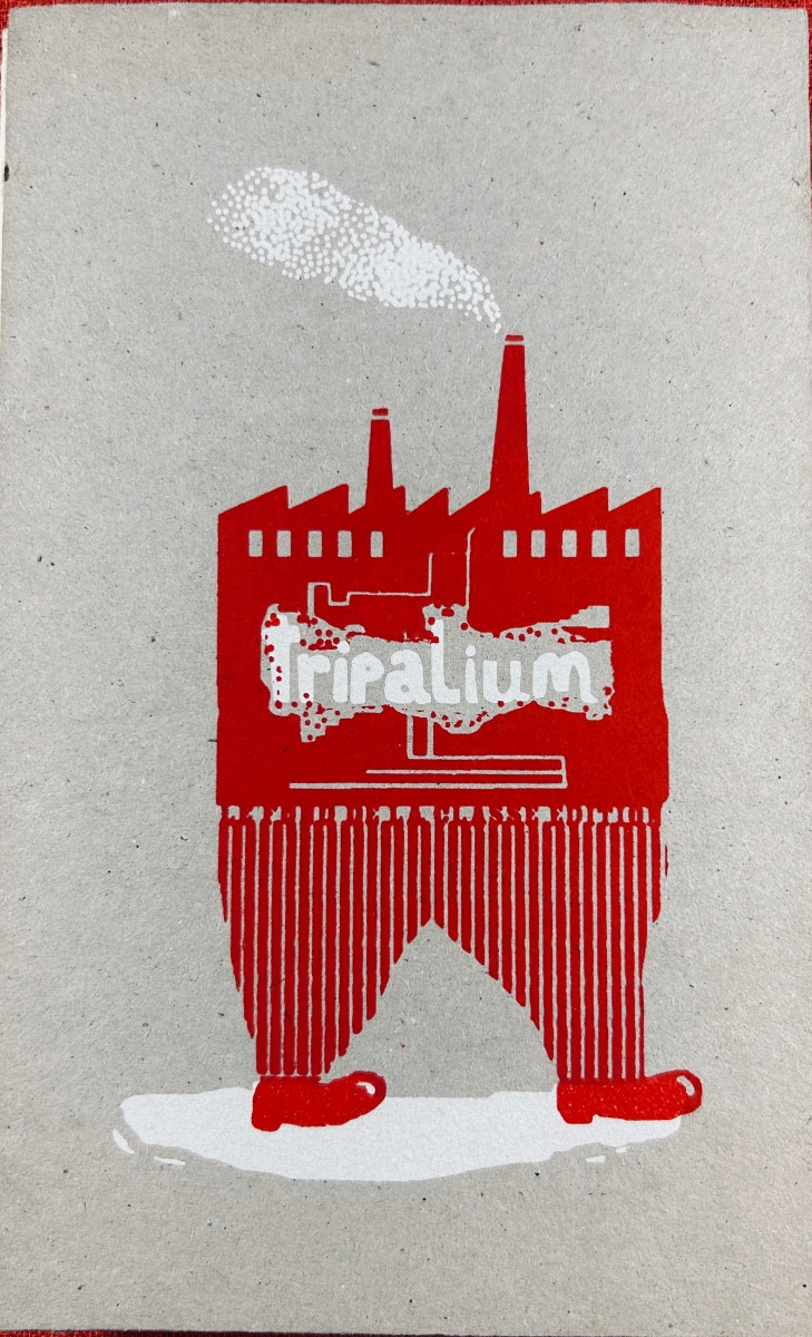 Malchiodi (antonin) - Tripalium. Du Fond De La Classe, Circa 2010, Leporello Printed In 60 Copies.
