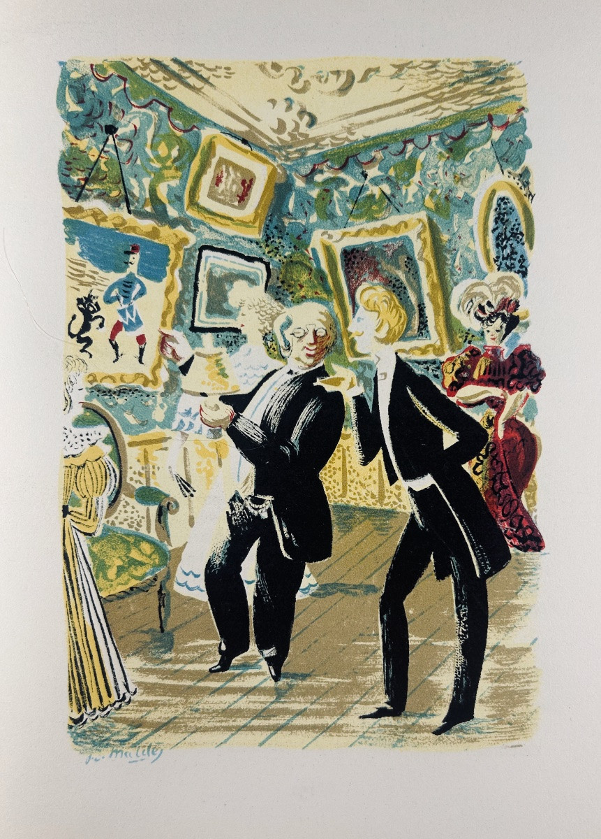 [MACLÈS]  MAUPASSANT (Guy de) - Bel-ami. Éditions de Cluny, 1947, exemplaire numéroté.-photo-2