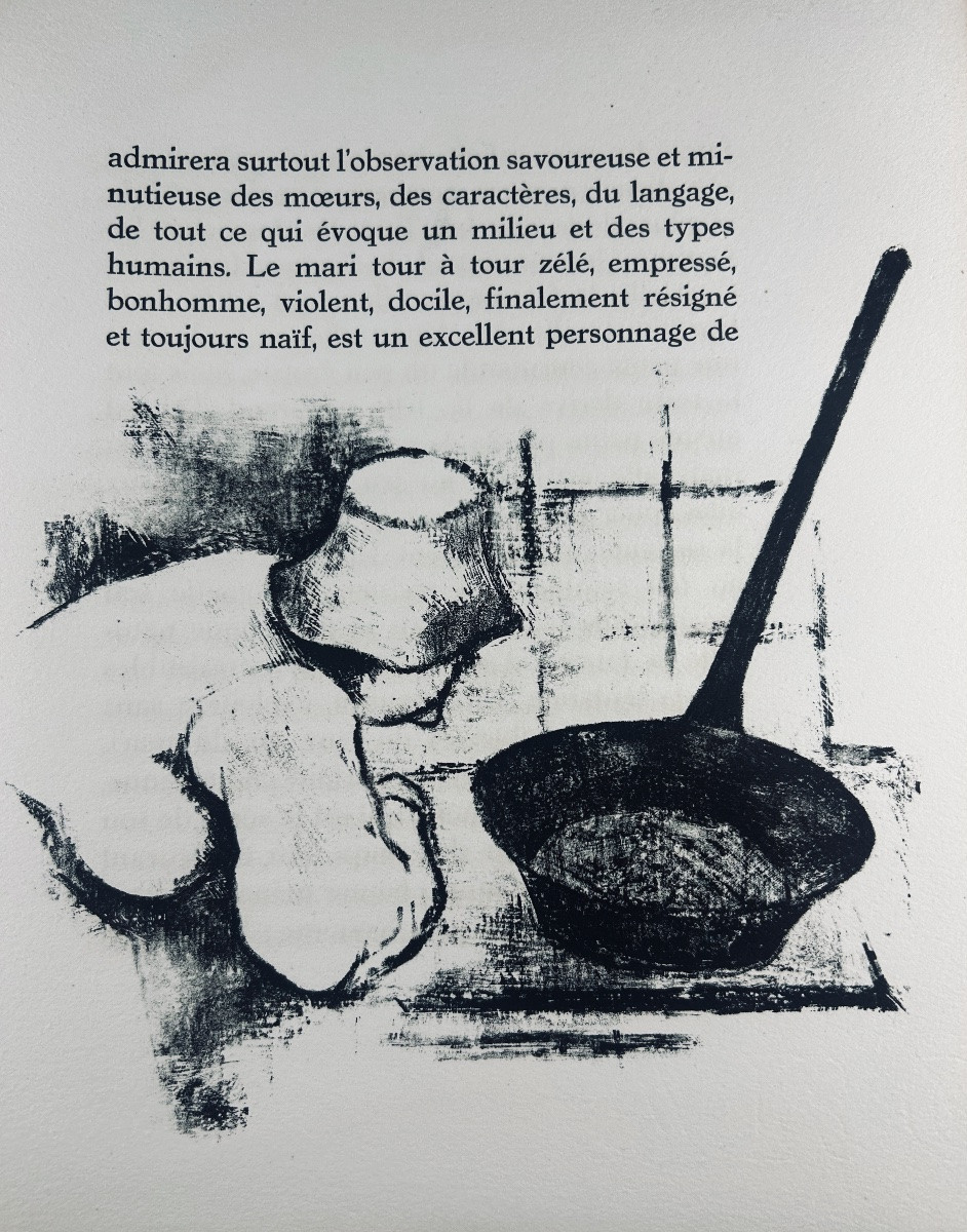[minaux] - Three Medieval Fabliaux Adapted By Paul Imbs. Bibliophiles De l'Est, 1956.-photo-4