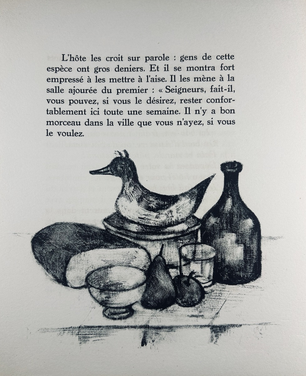 [minaux] - Three Medieval Fabliaux Adapted By Paul Imbs. Bibliophiles De l'Est, 1956.-photo-7
