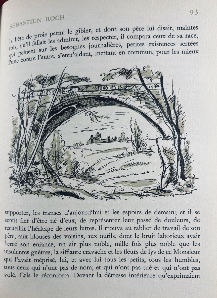 [dignimont] - Mirbeau (octave) - Sébastien Roch. Roman De Moeurs. éditions Nationales, 1934.-photo-2