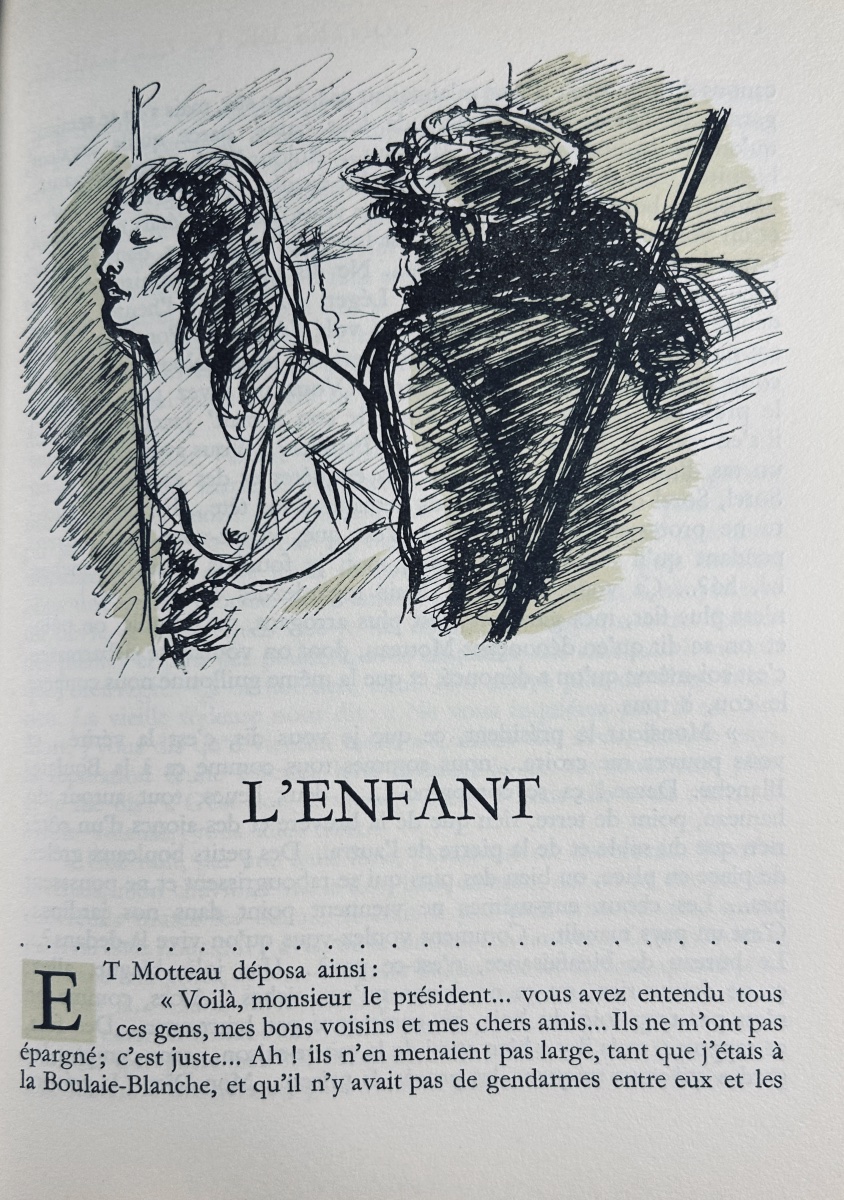 [dignimont] Mirbeau (octave) - Contes De La Chaumières. éditions Nationales, 1935.-photo-5