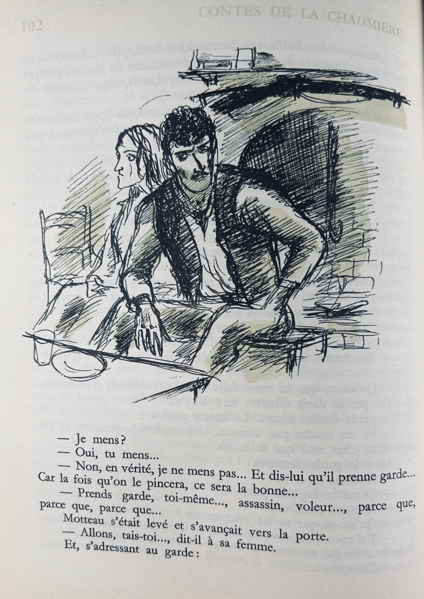 [dignimont] Mirbeau (octave) - Contes De La Chaumières. éditions Nationales, 1935.-photo-6