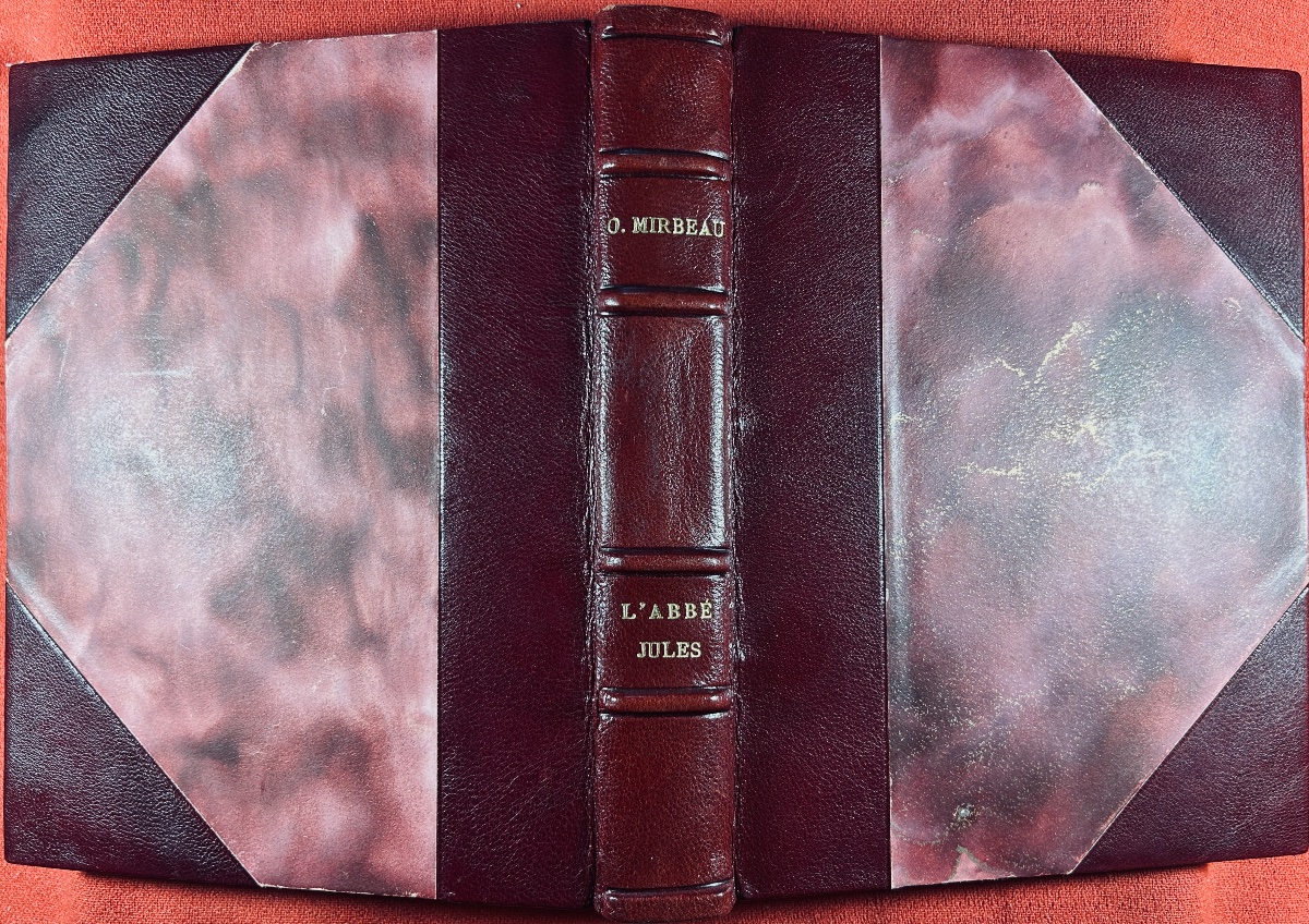 [LEGRAND] MIRBEAU (Octave) - L'Abbe Jules. Éditions Nationales, 1935, belle reliure.-photo-8