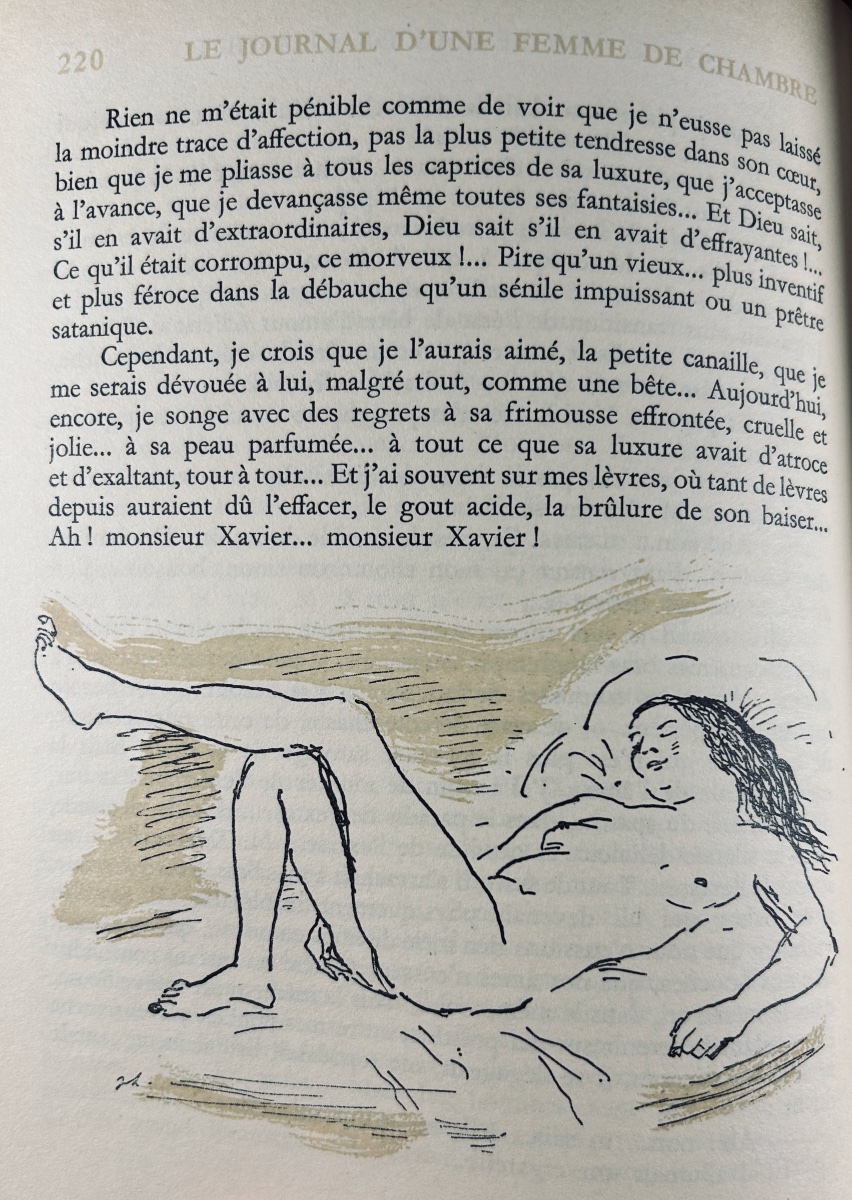 [launois] Mirbeau (octave) - Le Journal d'Une Femme De Chambre. éditions Nationales, 1935.-photo-4