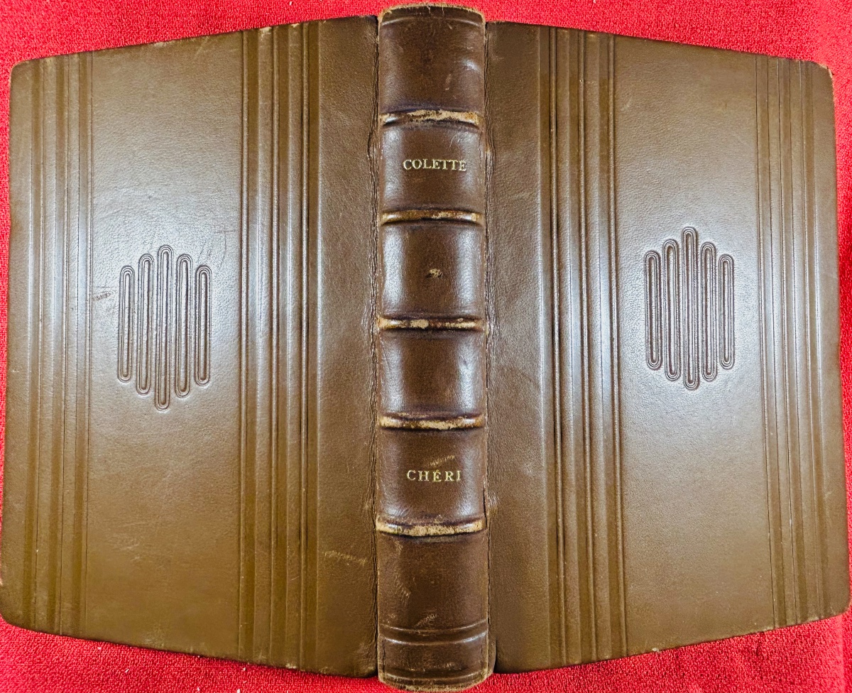 Colette (sidonie Gabrielle) - Chéri. Grasset, 1928, Dedicated By Colette. Fine Binding.-photo-4