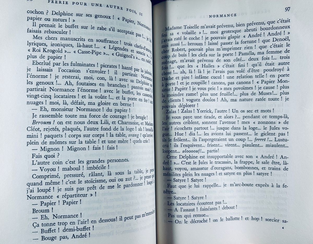 Céline (louis-ferdinand) - Féérie Pour Une Autre Fois, Ii. Normance. 1954, First Edition.-photo-7