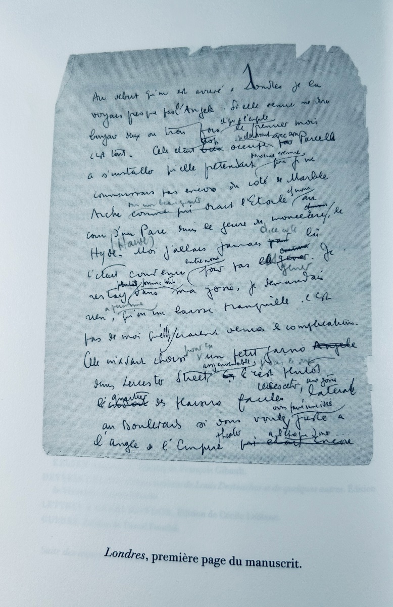 CÉLINE (Louis-Ferdinand) - Londres. Gallimard, 2022, édition originale, exemplaire numéroté.-photo-4