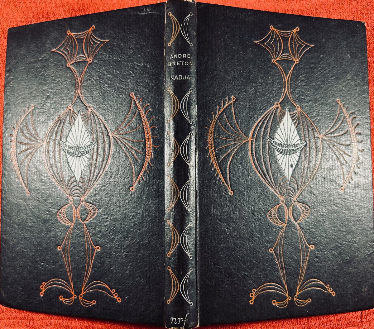 BRETON (André) - Nadja. Gallimard, 1945, cartonnage de Mario Prassinos, exemplaire numéroté.-photo-4