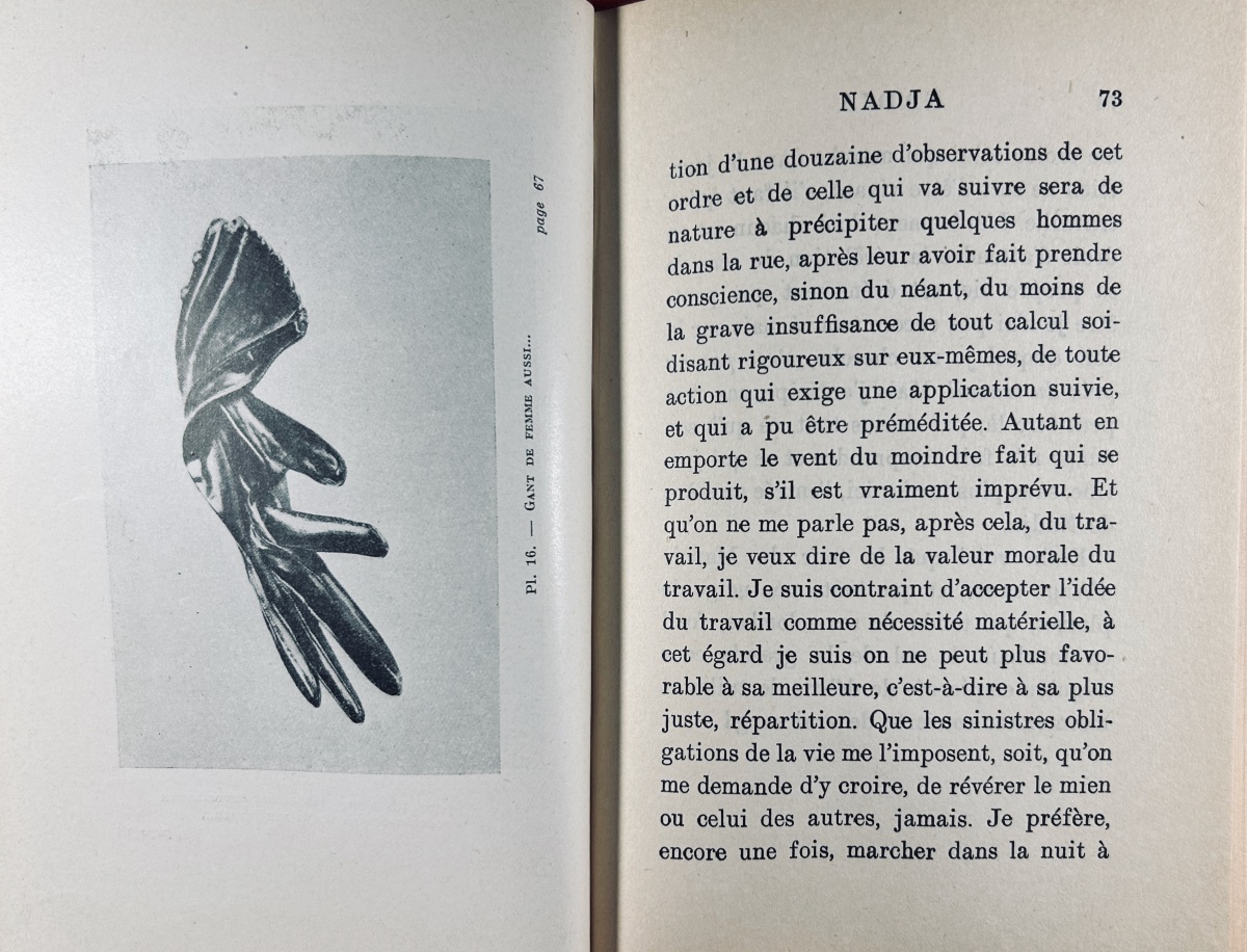 BRETON (André) - Nadja. Gallimard, 1945, cartonnage de Mario Prassinos, exemplaire numéroté.-photo-4