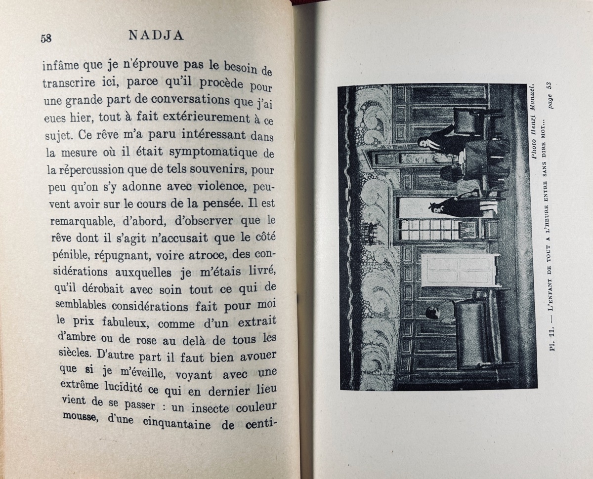 BRETON (André) - Nadja. Gallimard, 1945, cartonnage de Mario Prassinos, exemplaire numéroté.-photo-5