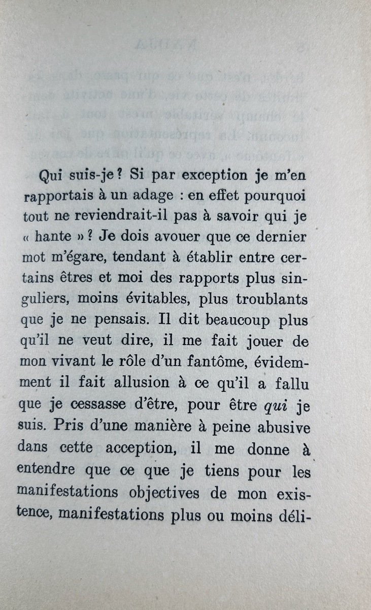 BRETON (André) - Nadja. Gallimard, 1945, cartonnage de Mario Prassinos, exemplaire numéroté.-photo-6