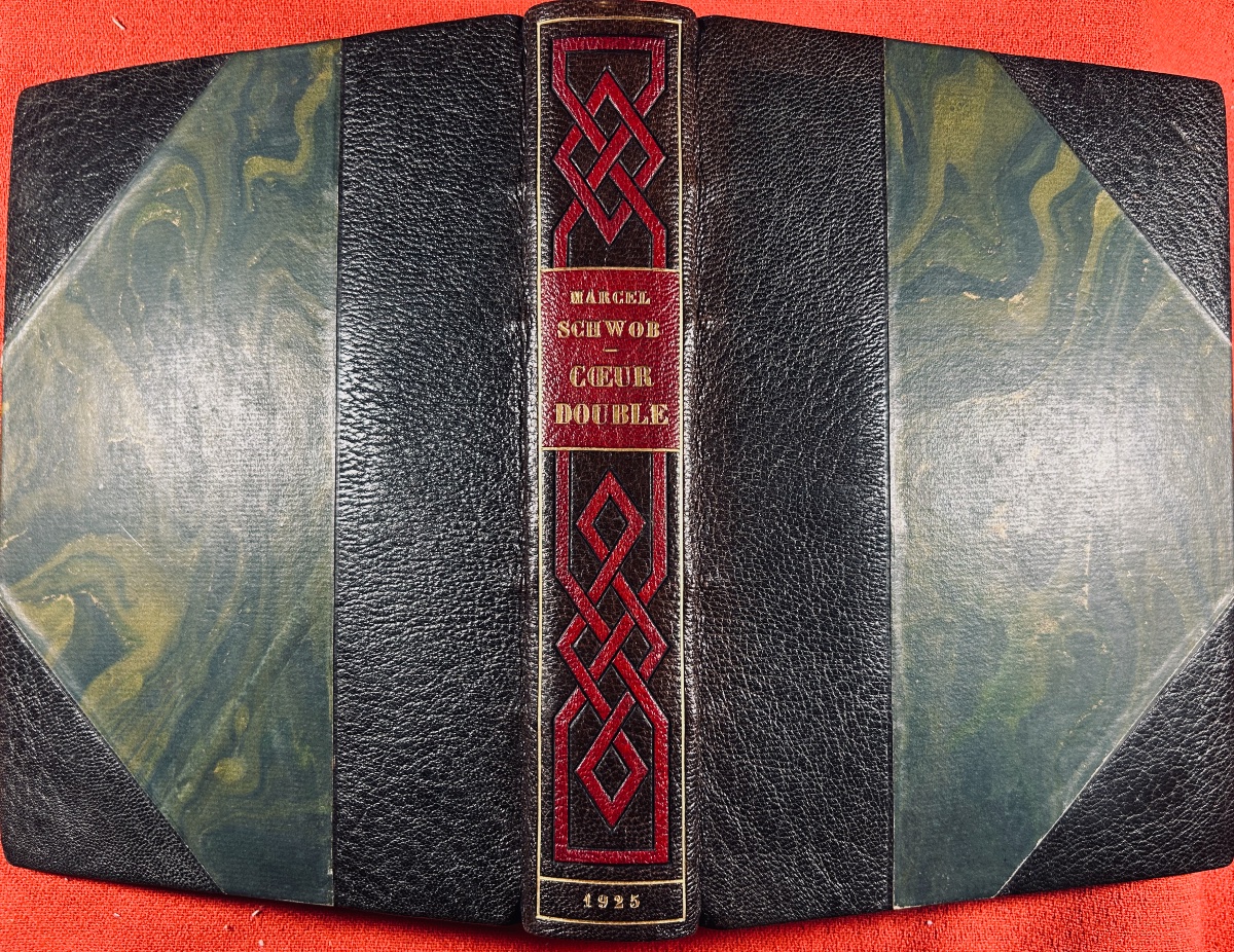 [SIMÉON]  - SCHWOB (René) - Coeur double. Jonquières et Cie. Les Beaux Livres, 1925, bien relié-photo-3