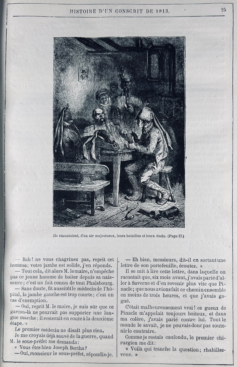 ERCKMANN-CHATRIAN - Contes et romans nationaux et populaires. Hetzel, vers 1870, cartonnage.-photo-5
