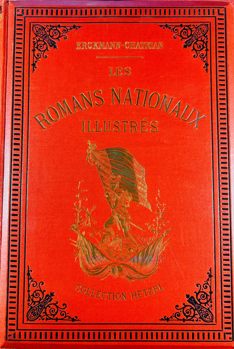 ERCKMANN-CHATRIAN - Contes et romans nationaux et populaires. Hetzel, vers 1870, cartonnage.