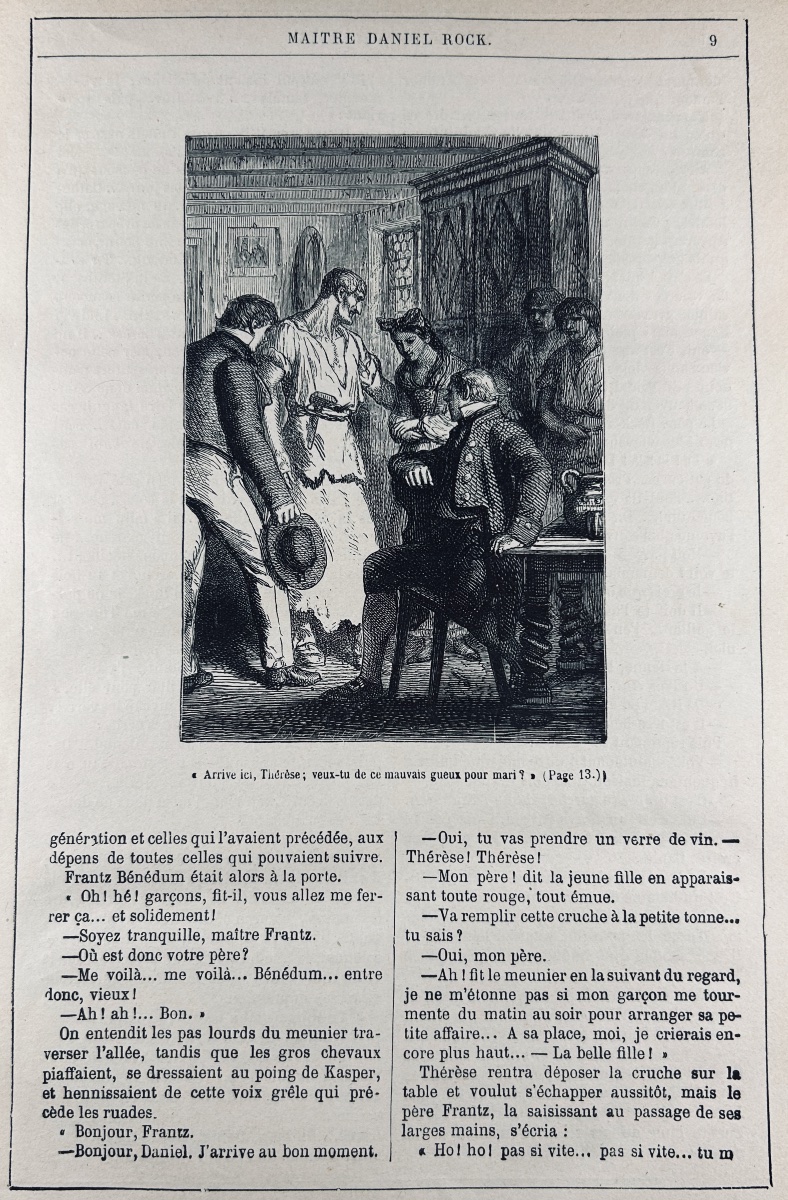ERCKMANN-CHATRIAN - Contes et romans populaires. Hetzel, vers 1870, cartonnage d'éditeur.-photo-1