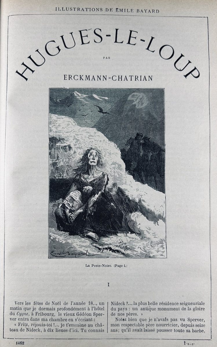 ERCKMANN-CHATRIAN - Contes et romans populaires. Hetzel, vers 1870, cartonnage d'éditeur.-photo-2