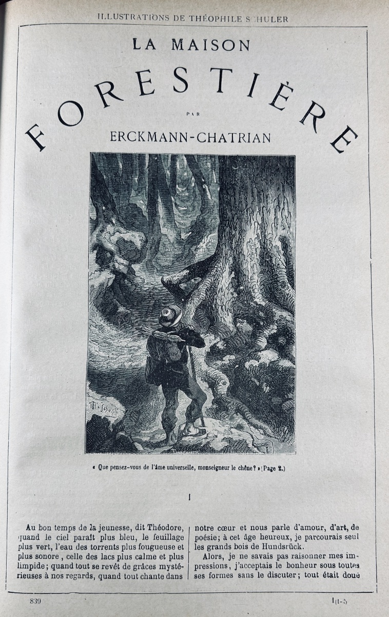 ERCKMANN-CHATRIAN - Contes et romans populaires. Hetzel, vers 1870, cartonnage d'éditeur.-photo-5