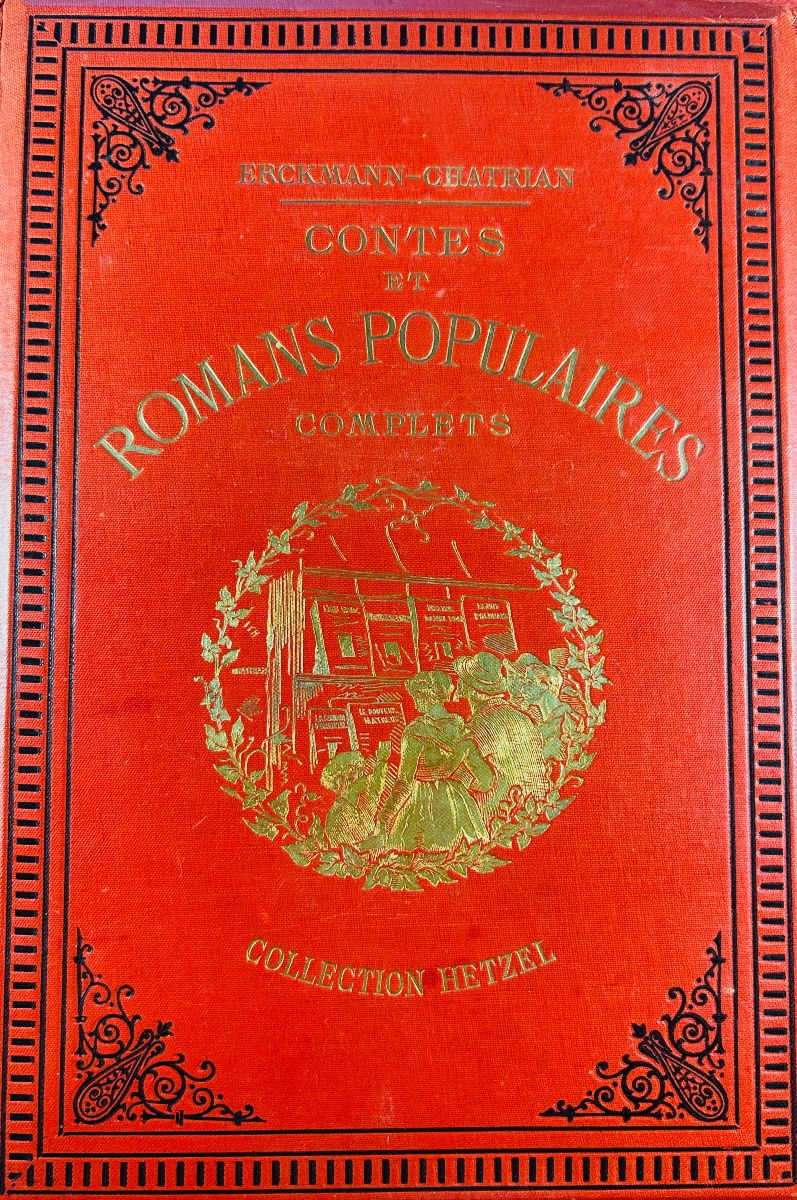 ERCKMANN-CHATRIAN - Contes et romans populaires. Hetzel, vers 1870, cartonnage d'éditeur.