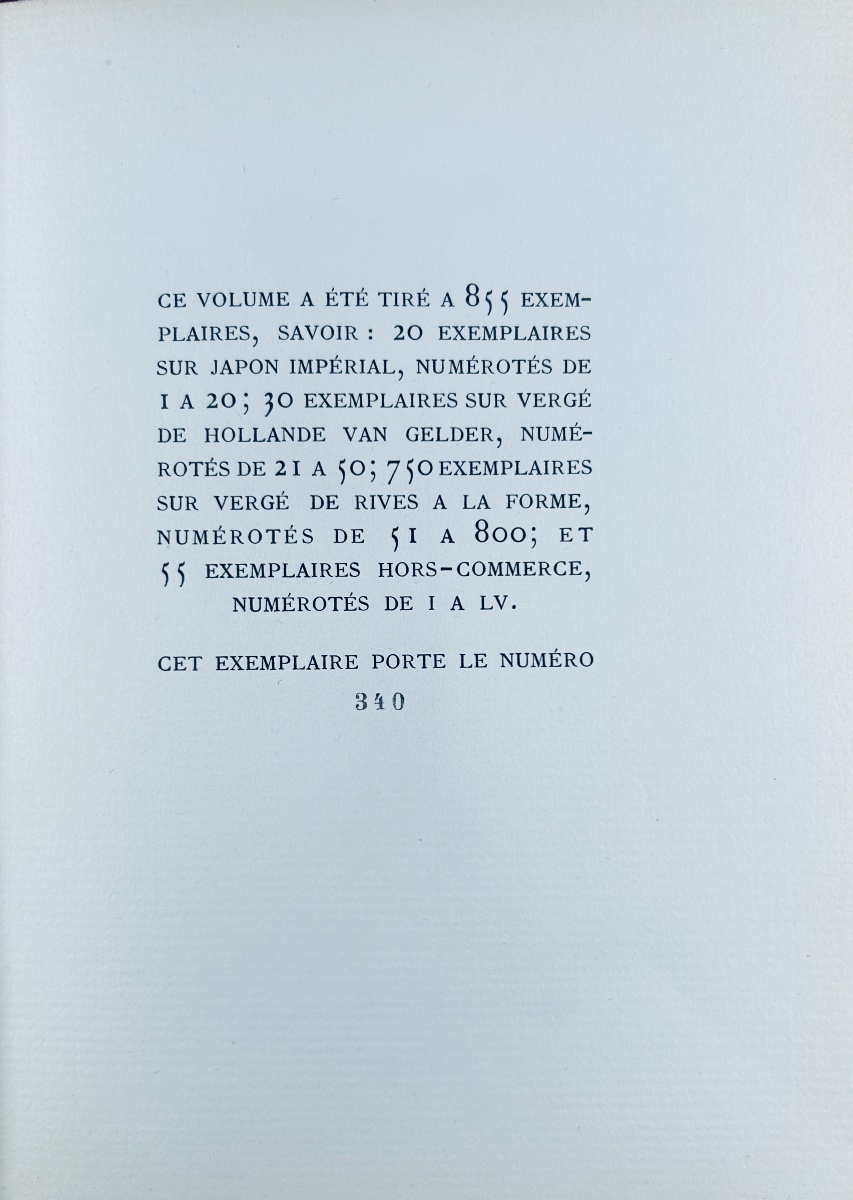 MONTHERLANT (Henry de) - La mort de Pereginos. Émile Hazan, 1927, un bois de Lucien Boucher.-photo-3