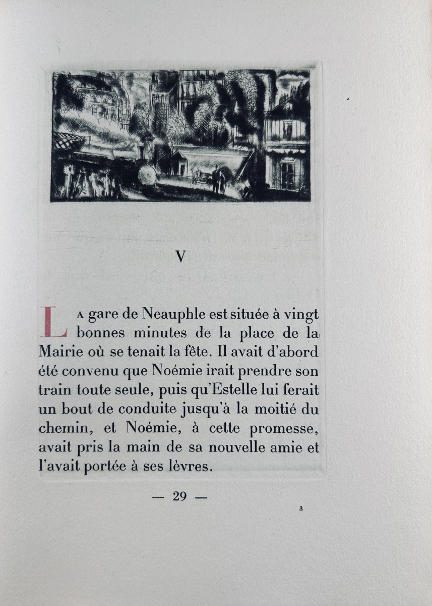 [david] - Billy - *banlieue Sentimentale*. Crès, 1928, Paperback, Illustrations By Hermine David.-photo-4