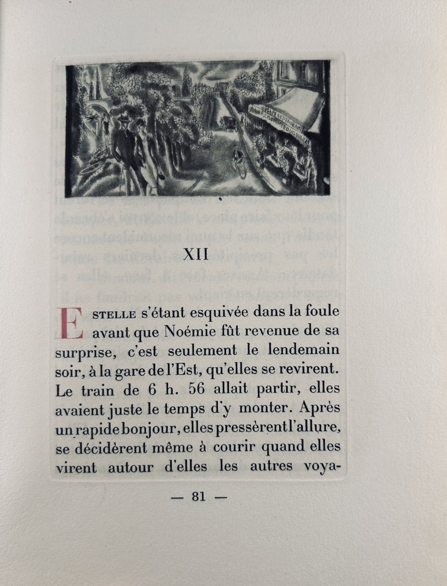 [david] - Billy - *banlieue Sentimentale*. Crès, 1928, Paperback, Illustrations By Hermine David.-photo-4