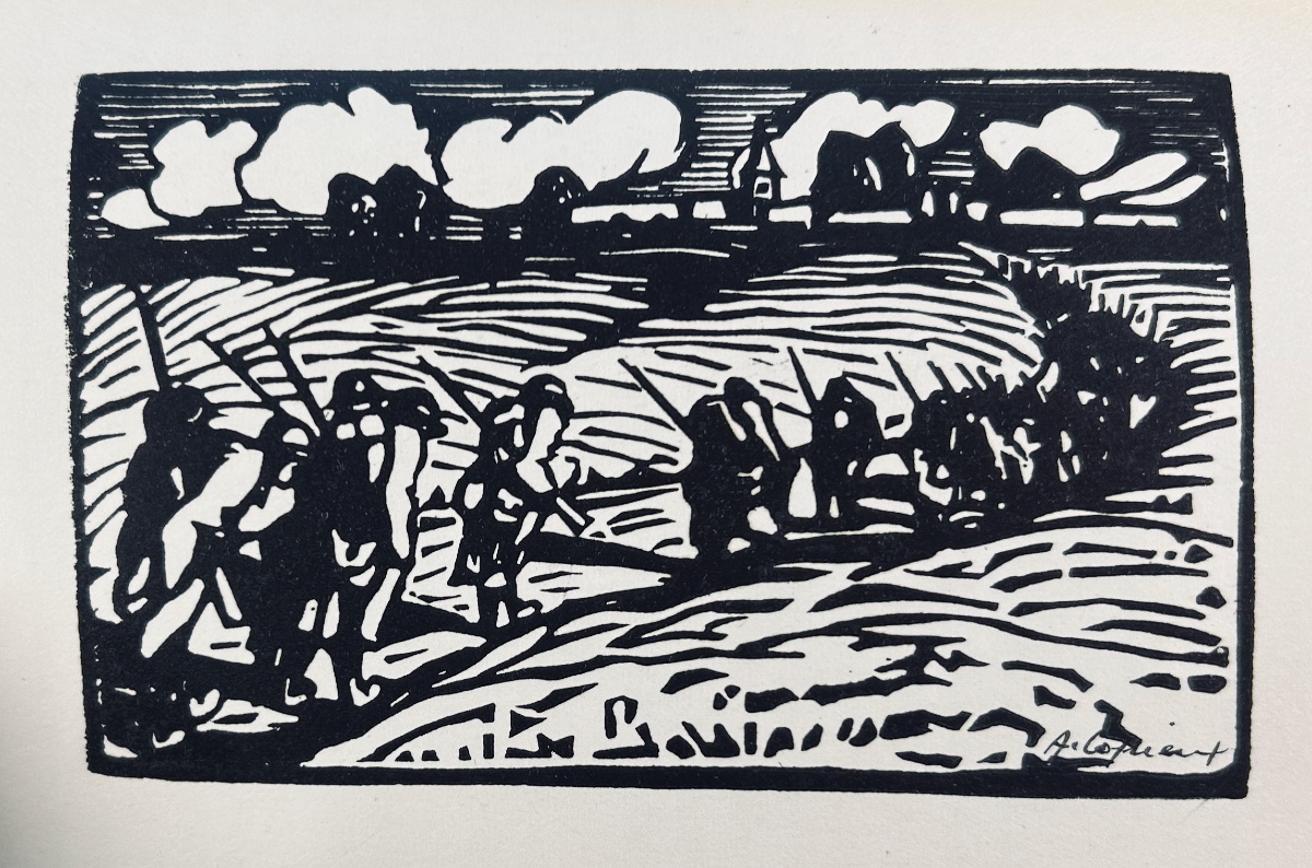 [copies] - Barbusse (henri) - *le Feu* (diary Of A Squad). Flammarion, 1924, Beautifully Bound-photo-2