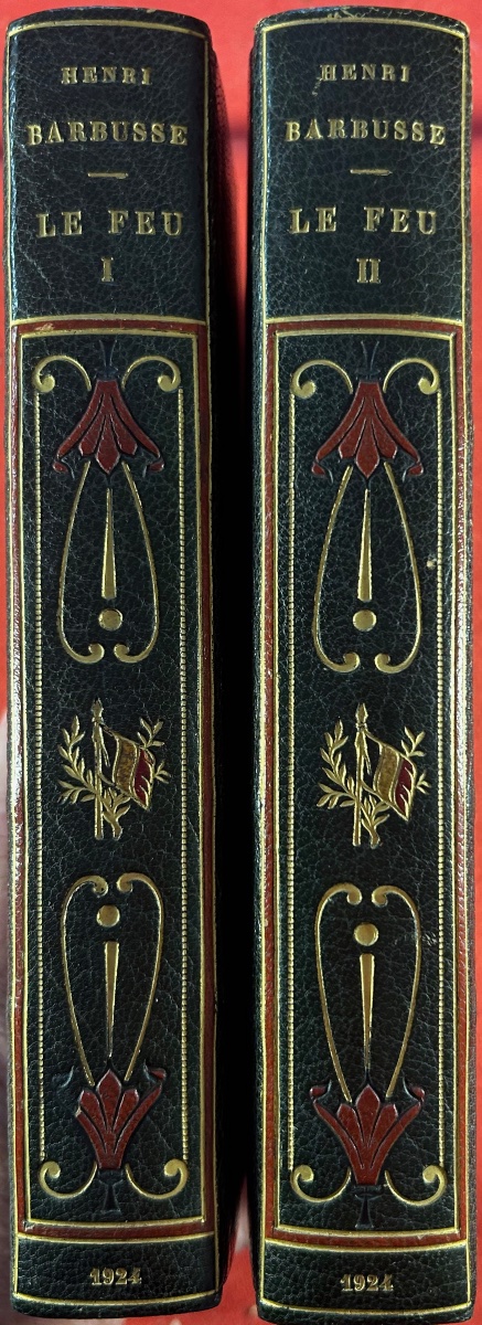 [copies] - Barbusse (henri) - *le Feu* (diary Of A Squad). Flammarion, 1924, Beautifully Bound-photo-7