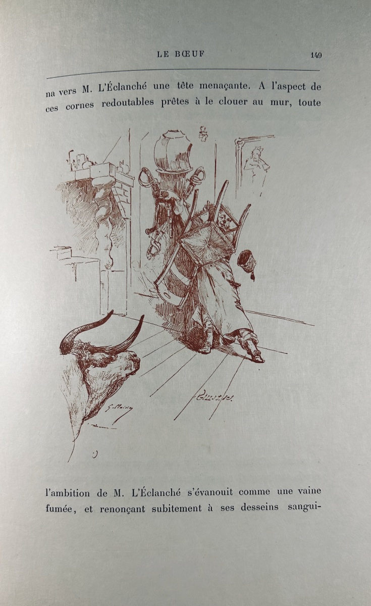 [CLAIRIN] - MOUTON - Histoire de l'invalide à la tête de bois. Basket, 1880, avec dessin.-photo-3