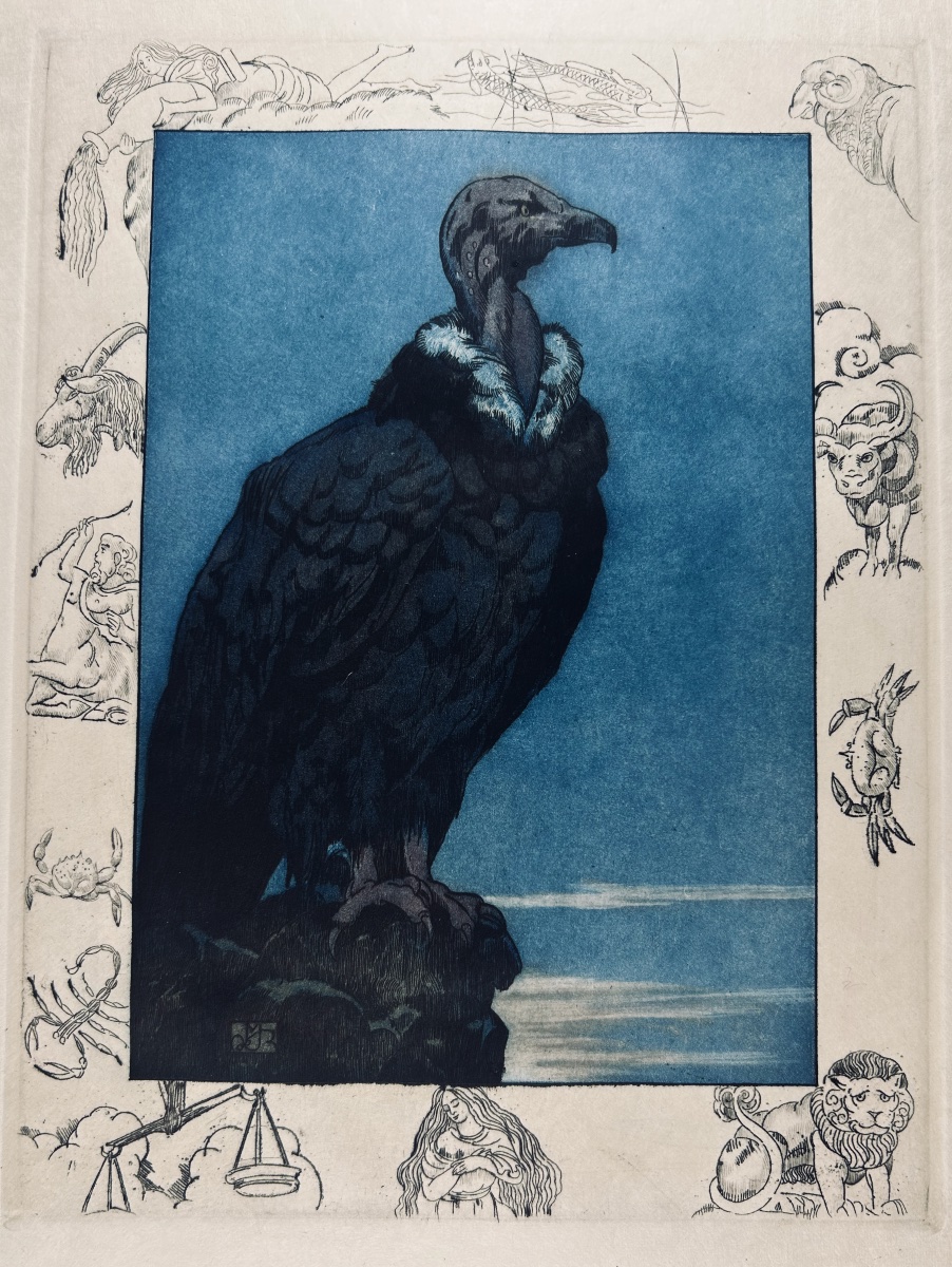 [BECQUE] - LISLE (Leconte de) - Six poèmes barbares. Chez Maurice de Becque, 1925, en feuilles.-photo-3