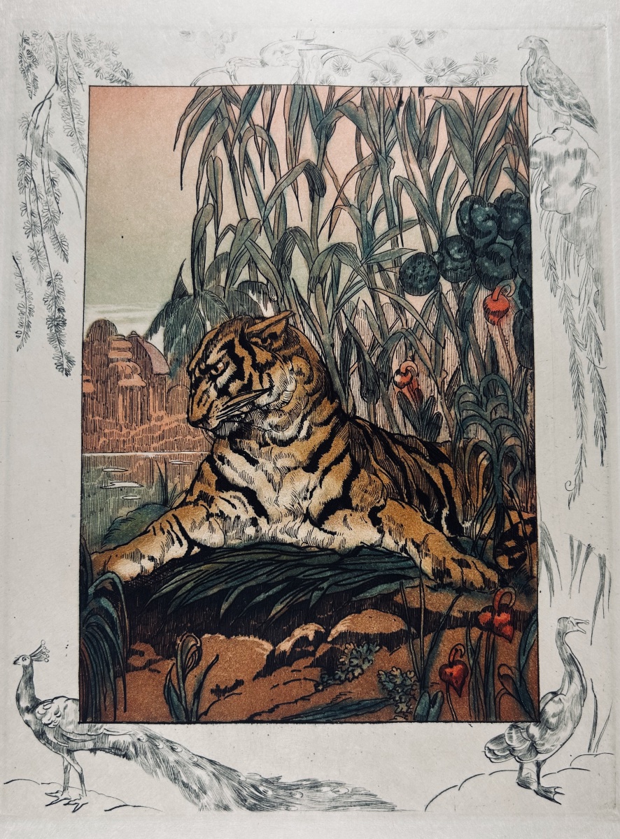 [BECQUE] - LISLE (Leconte de) - Six poèmes barbares. Chez Maurice de Becque, 1925, en feuilles.-photo-2