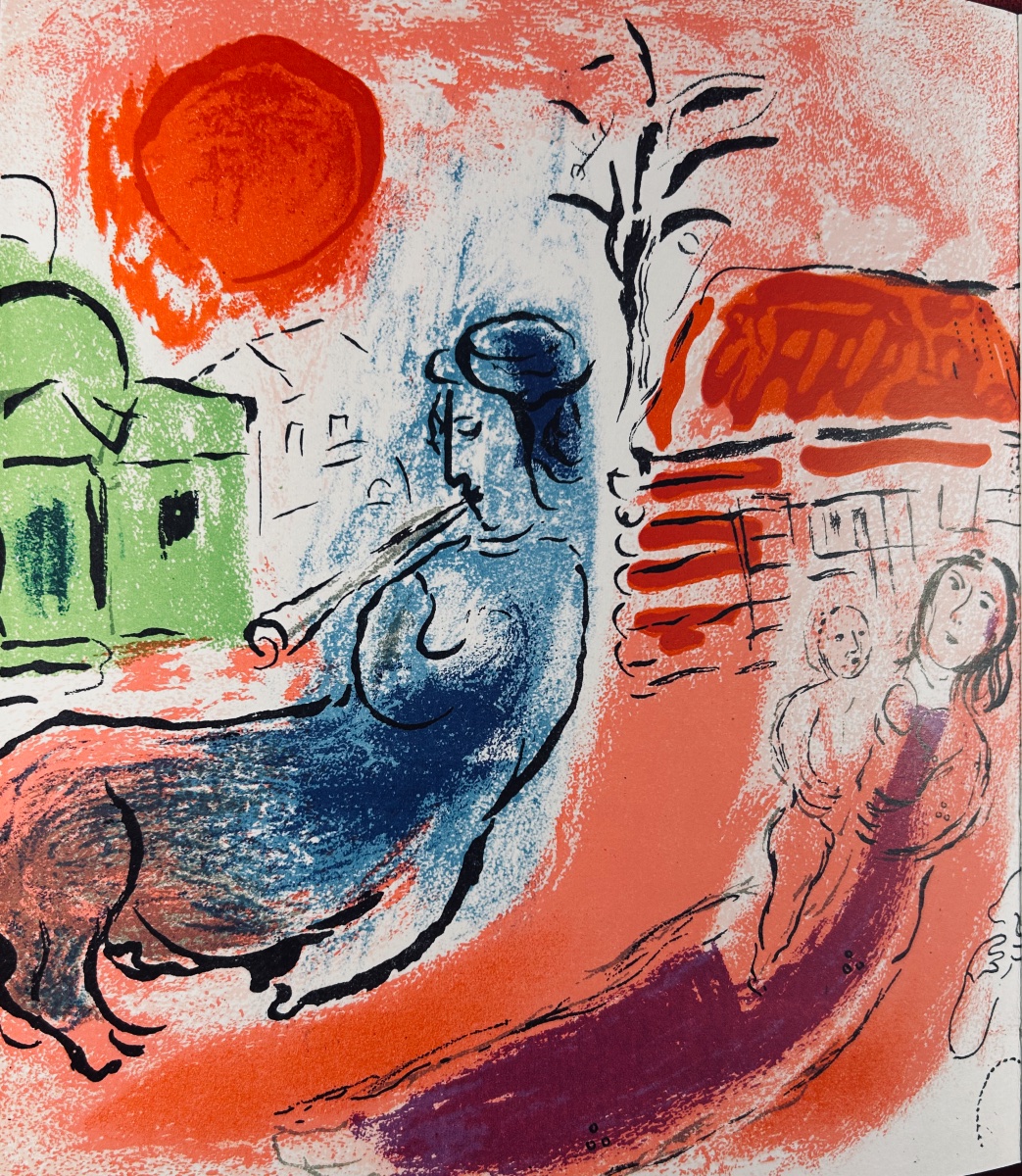 [CHAGALL] - LASSAIGNE (Jacques) - Chagall. Maeght, 1957, 13 lithographies en couleurs. Broché.-photo-3