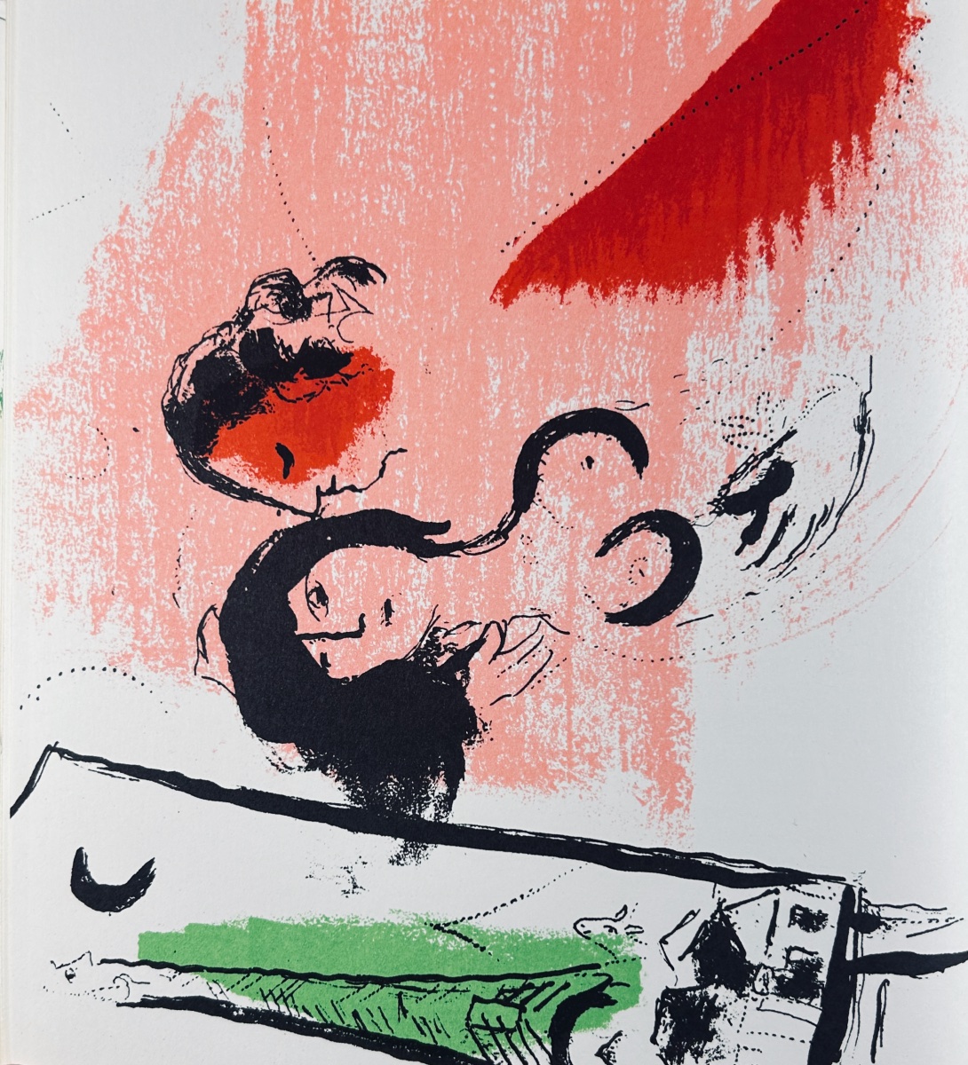 [CHAGALL] - LASSAIGNE (Jacques) - Chagall. Maeght, 1957, 13 lithographies en couleurs. Broché.-photo-1