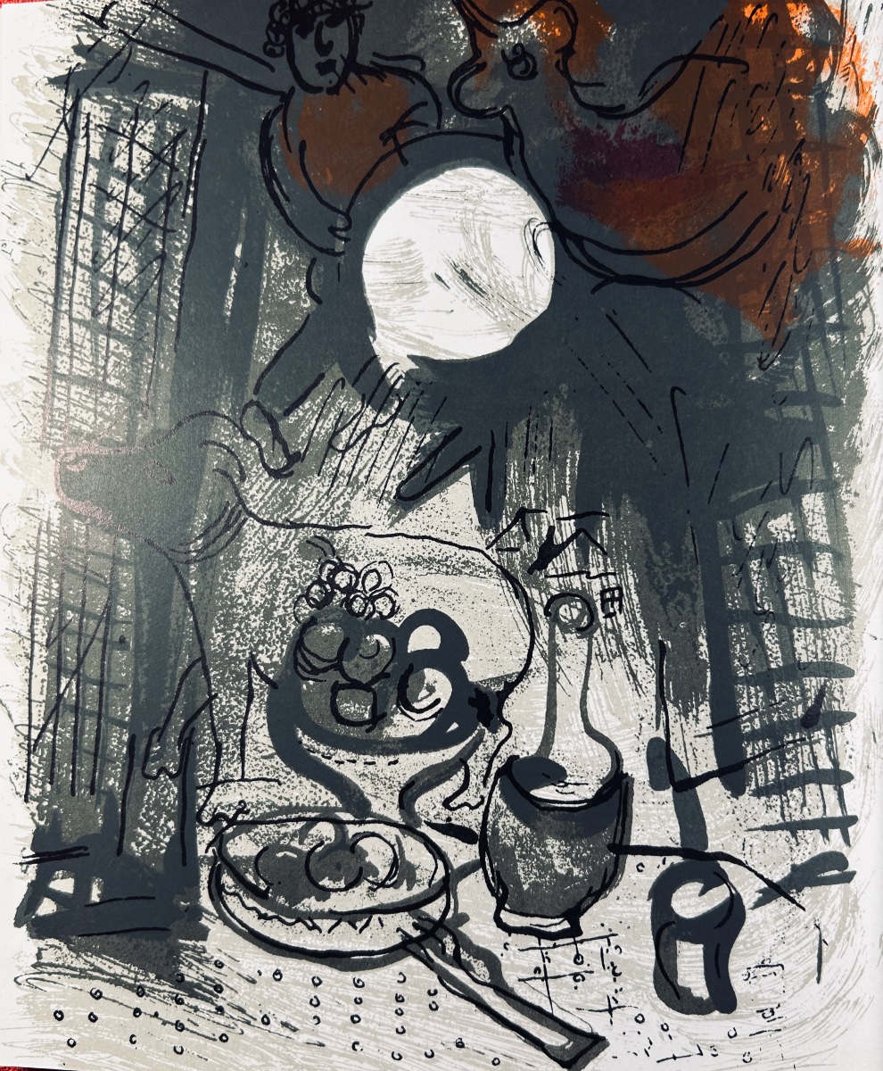 [CHAGALL] - LASSAIGNE (Jacques) - Chagall. Maeght, 1957, 13 lithographies en couleurs. Broché.-photo-3