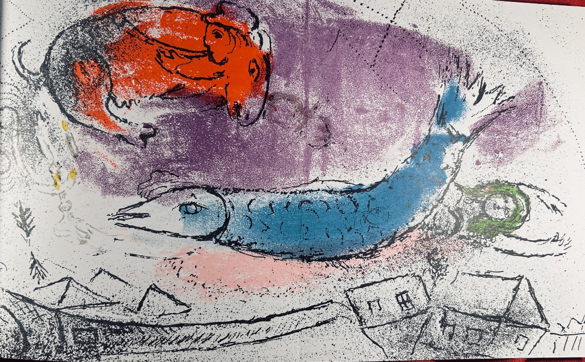 [CHAGALL] - LASSAIGNE (Jacques) - Chagall. Maeght, 1957, 13 lithographies en couleurs. Broché.-photo-7