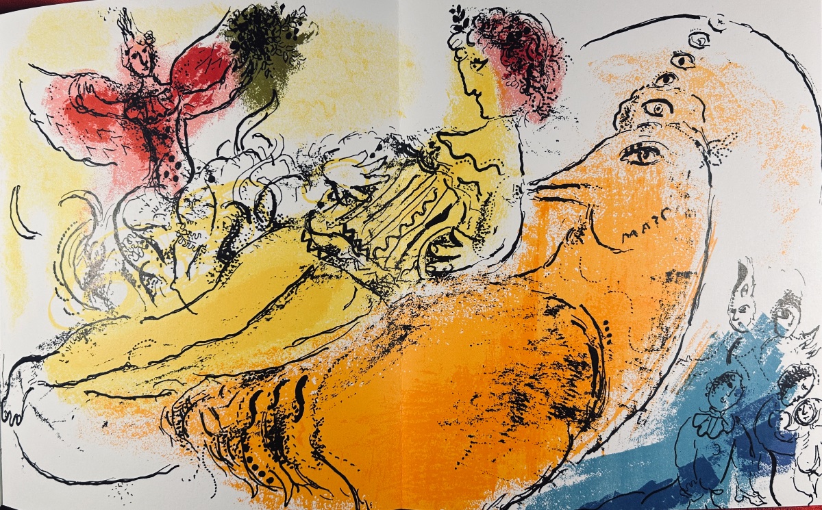 [CHAGALL] - LASSAIGNE (Jacques) - Chagall. Maeght, 1957, 13 lithographies en couleurs. Broché.-photo-8