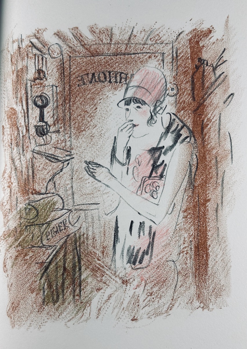 [vertès] - Carco (francis) - Rue Pigalle. Grasset, 1927, Beautiful Binding, Illustrations By Vertès-photo-2