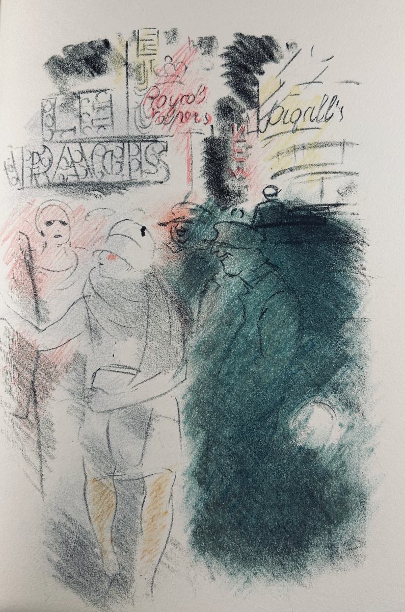 [vertès] - Carco (francis) - Rue Pigalle. Grasset, 1927, Beautiful Binding, Illustrations By Vertès-photo-2