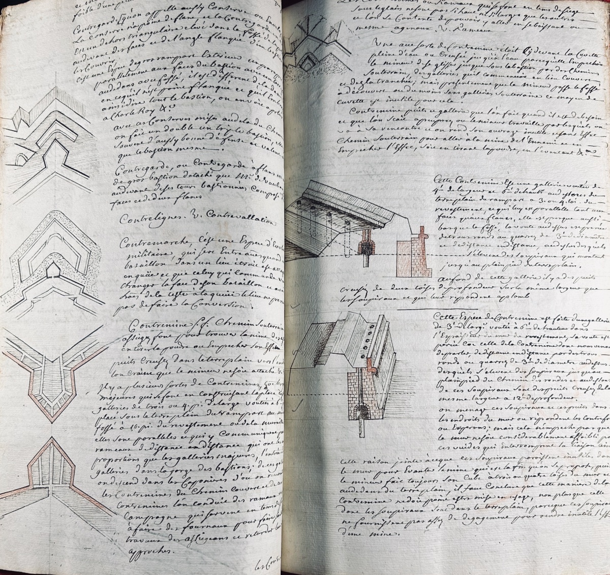 [MANUSCRIT] - Essay d'un dictionnaire des mots de l'architecture militaire...  Vers 1740.-photo-3