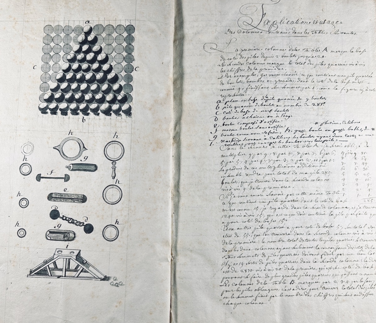 [MANUSCRIT] - Essay d'un dictionnaire des mots de l'architecture militaire...  Vers 1740.