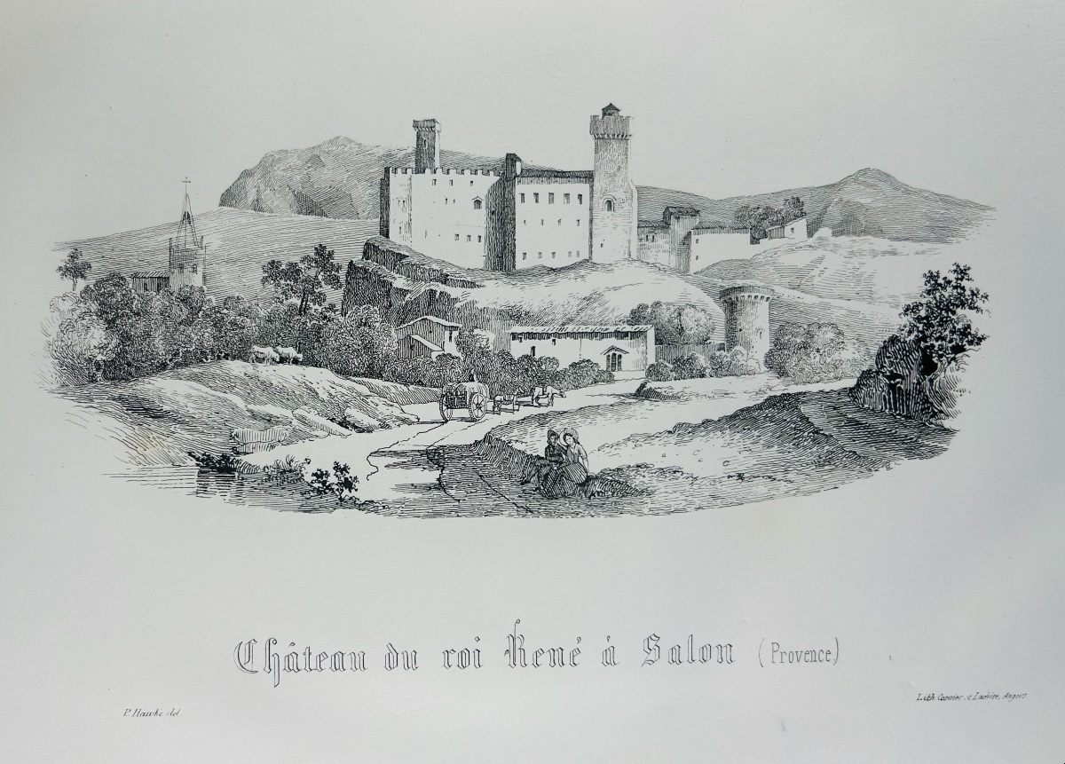 RENÉ D'ANJOU - Oeuvres complètes du Roi René. Angers, Cosnier & Lachèse, 1845, 4 volumes reliés-photo-3