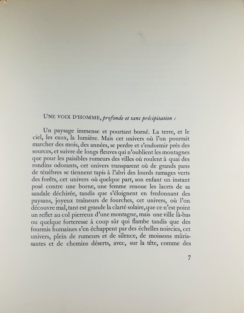 ARAGON - La naissance de la paix par René Descartes ballet. Bibliothèque Française, 1946.-photo-3